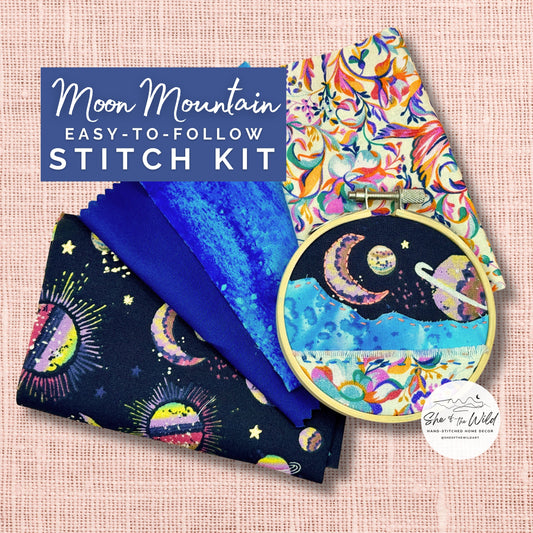 Moon Mountain DIY Stitch Kit