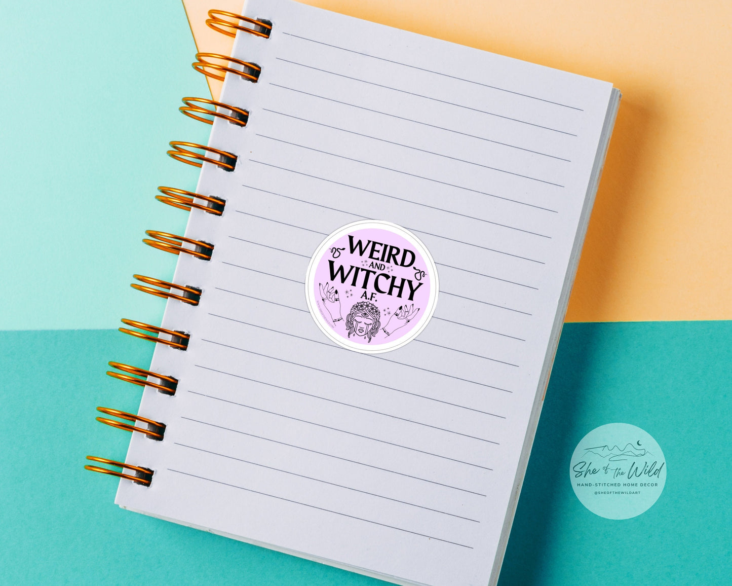 Weird & Witchy AF Sticker